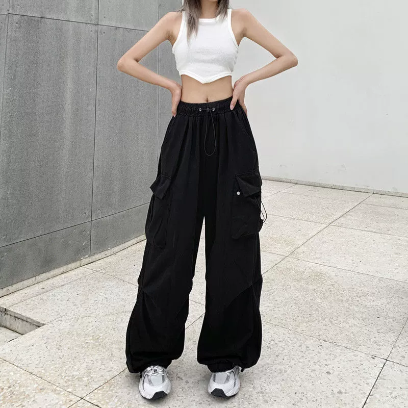 Быстроухаживающие летние брюки американский стиль, высокая талия, многоцветные размеры S–5XL