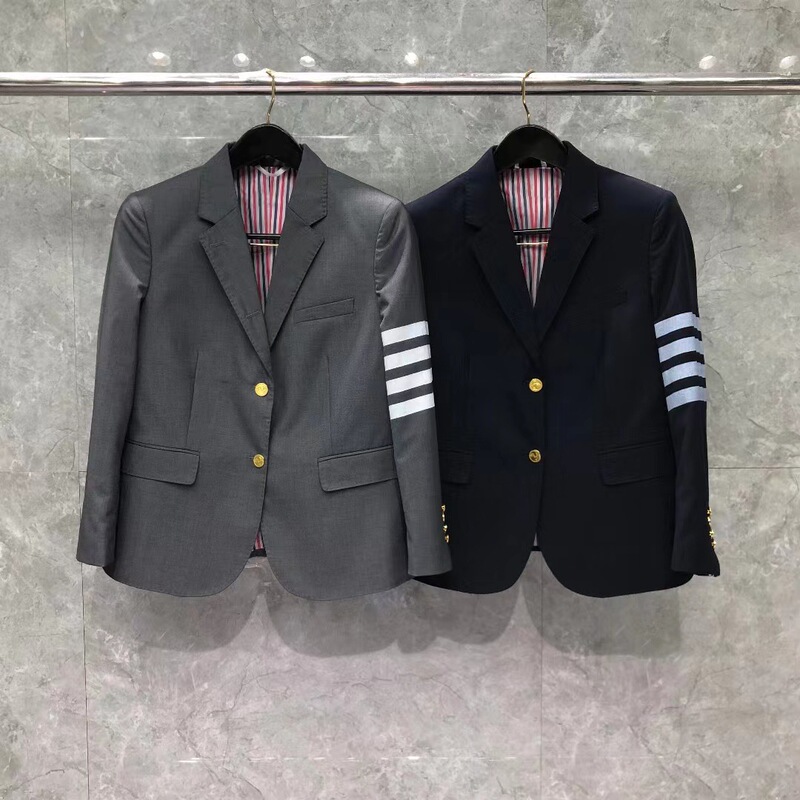 Factory Direct sales TB Tom autumn and winter new women's printed classic four-bar suit casual fashion handsome suit