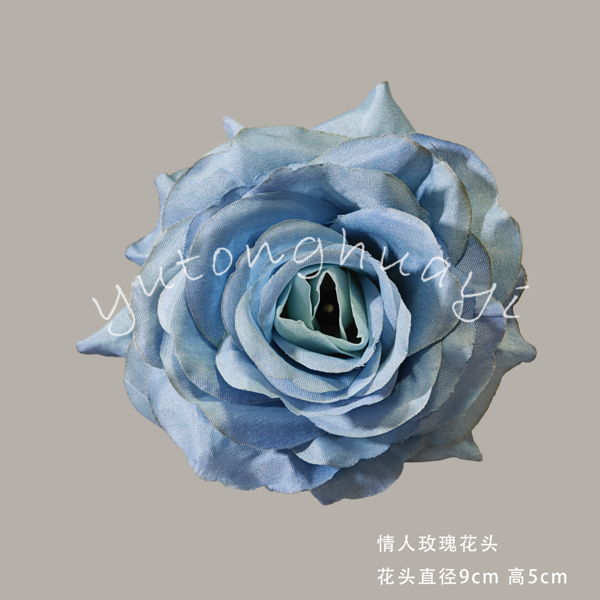Lover Rose Flower-Grey Blue