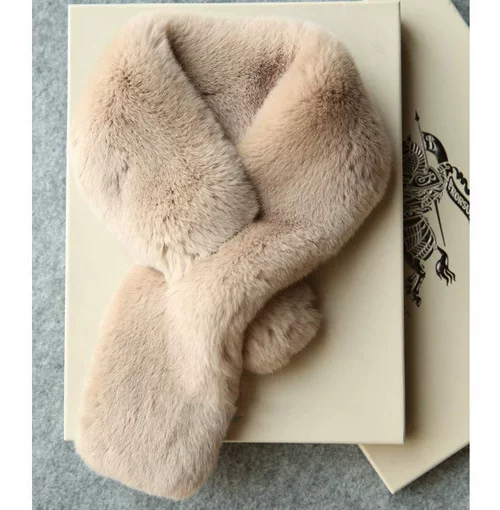 Swan, double-sided warm scarf, Korean style