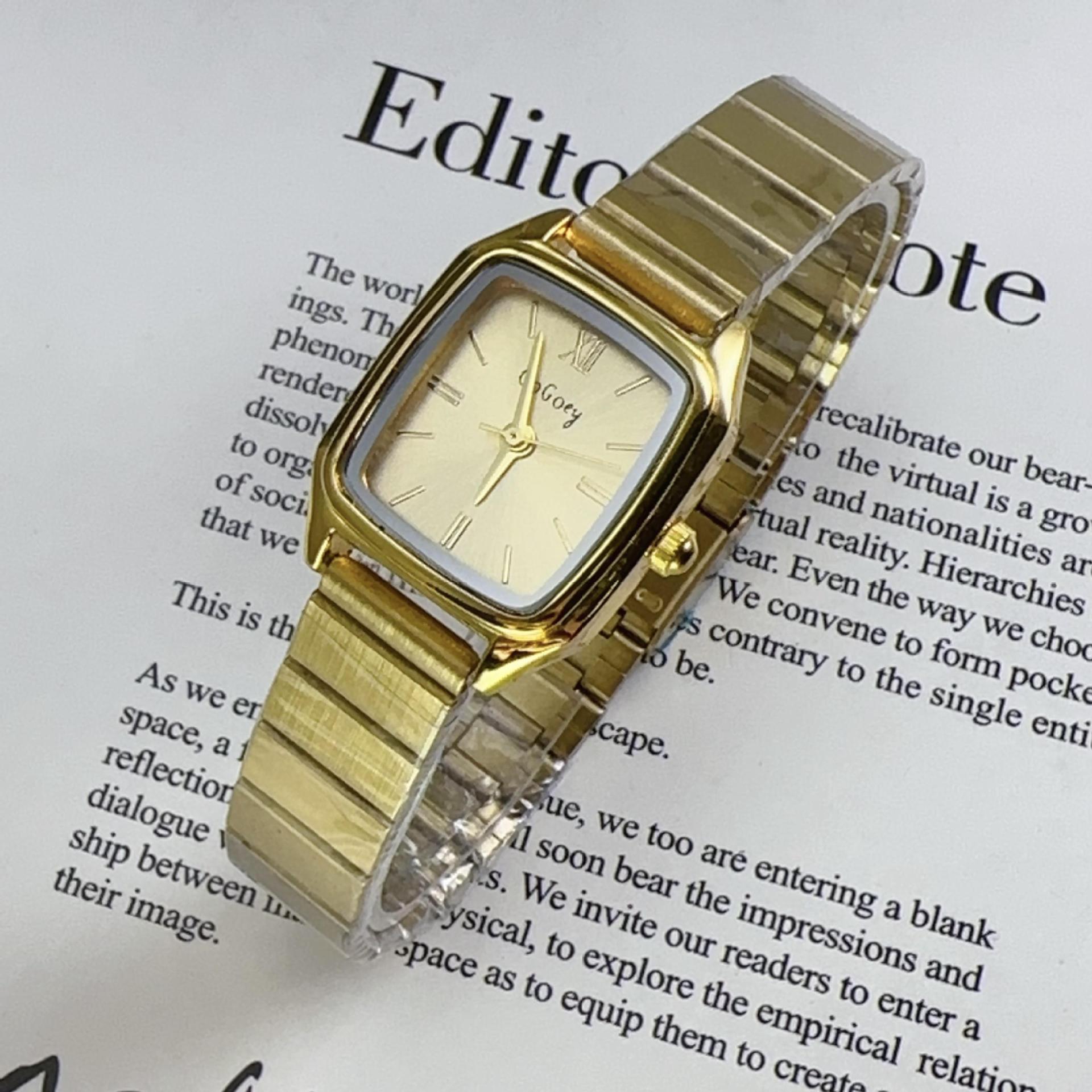 45g Weight Ordinary Glass Mirror Material Alloy Strap Material Watch Classification Pointer Display Type Single Folding Buckle Buckle Style Square Dial Shape Casual, Daily Occasion Quartz Movement Solid Color Pattern Women's Gender Simple Style Style Simple Style Solid Color Single Folding Buckle Quartz Watch Women's Watches 8