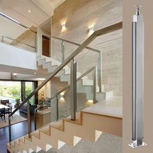 深圳不锈钢玻璃护栏玻璃扶手定制不锈钢栏杆楼梯扶手玻璃夹胶玻璃