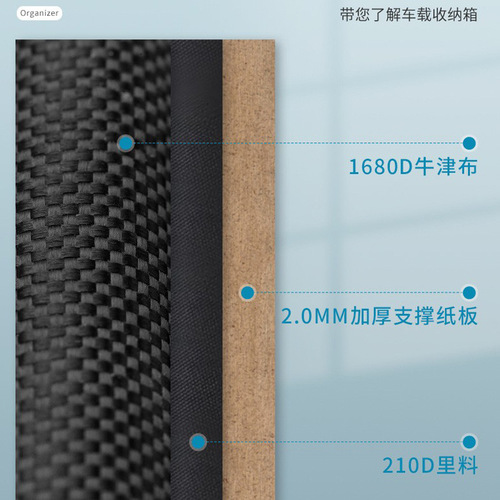 Car trunk storage box, car rear storage box, foldable car storage box, one-piece dropshipping