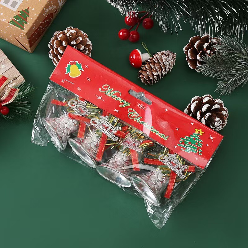 クリスマス装飾品英語蝶結びベルペンダントクリスマスツリーシーンアレンジアクセサリークリスマス装飾品|undefined
