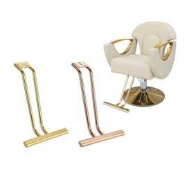 转椅理发店可放倒气压杆踏板美发店椅子理发椅脚踏不锈钢踏脚板