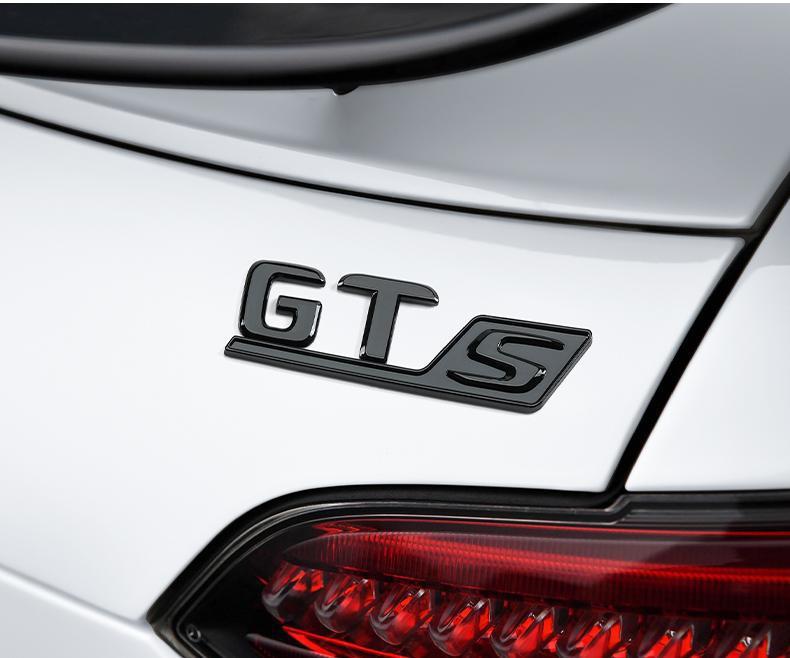 Mercedes-Benz GTC GTR GTS modified side fender emblems, AMG rear emblems, car logos, letter emblems, trunk emblems, Mercedes-Benz emblems