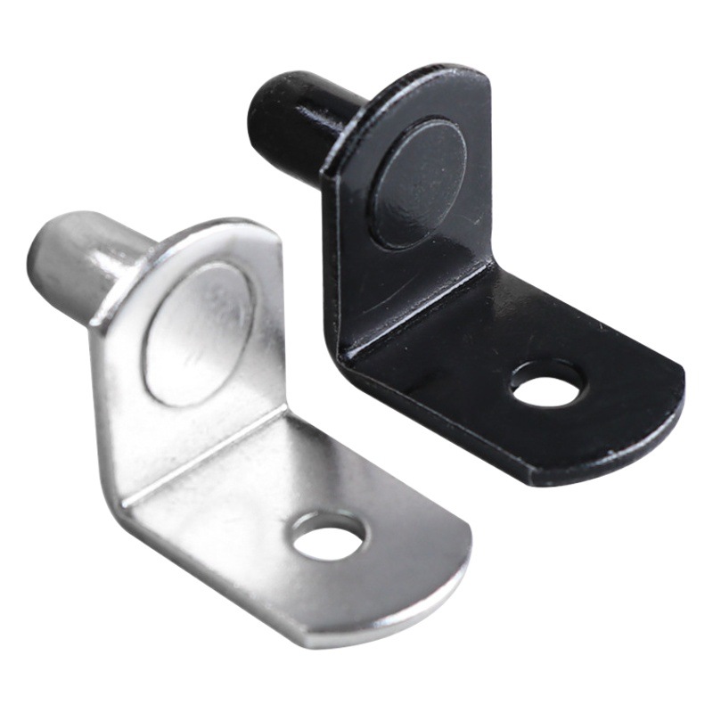 Accesorios de hardware soporte de estante Placa de partición armario de uñas soporte fijo fregona de vidrio 5CM 6cm eje Placa de partición móvil soporte PIN