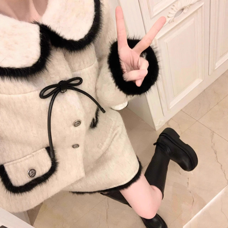 早初秋季女装2025新款茶系穿搭配一整套富家千金小香风裙子两件套|undefined