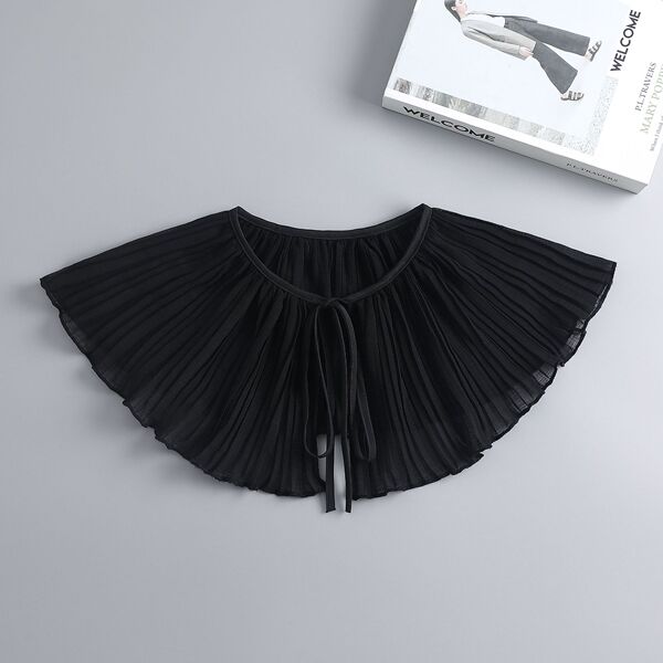 Black shiffon cloak