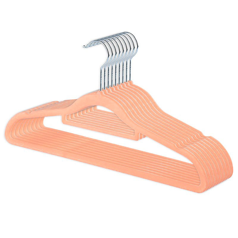 Perchas de flocado Perchas para el hogar antideslizantes y sin costuras