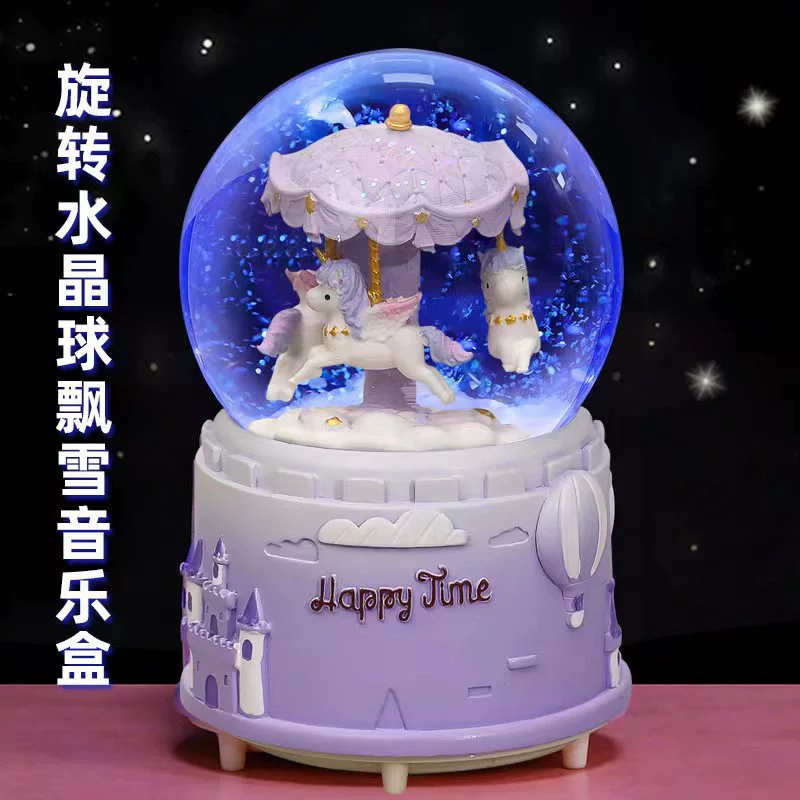 Cartoon music box, doll for friend, Birthday gift