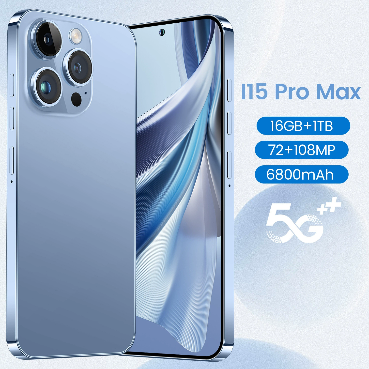 (Кросс-б borders) умный мобильный телефон, intel core i15, 15 pro max, 64gb, 7.3 дюйма, широкий экран, Android, 4G