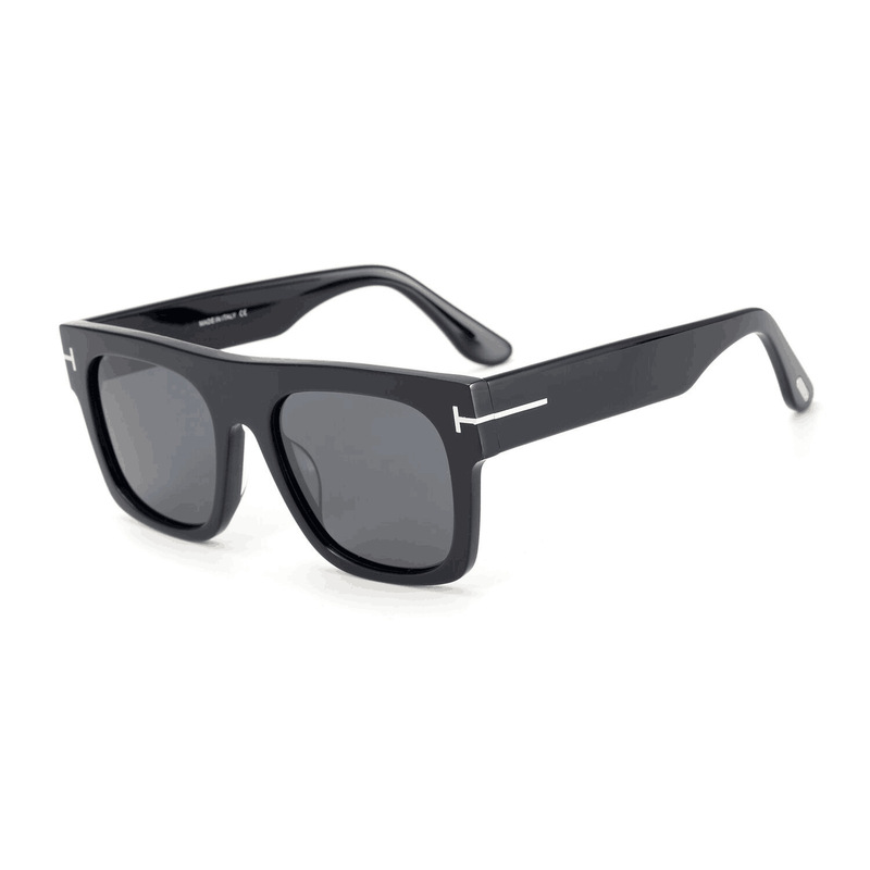 Temford retro box myopia sunglasses men and women plate UV protection sunglasses TF5634
