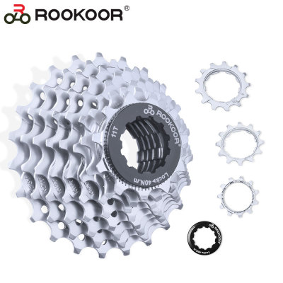 Rookoor Bicycle freewheel 8-speed 11-23T silvery Road vehicle Cassette Cone Spare parts gear wholesale