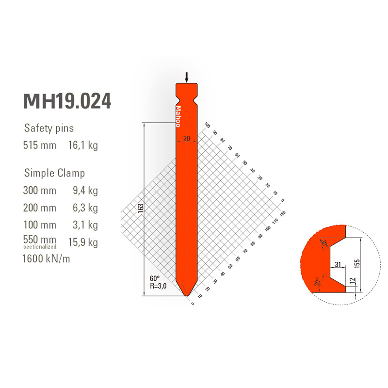 德国通快折弯机模具 10年老厂 专注TRUMP 折弯上下模 P163-60