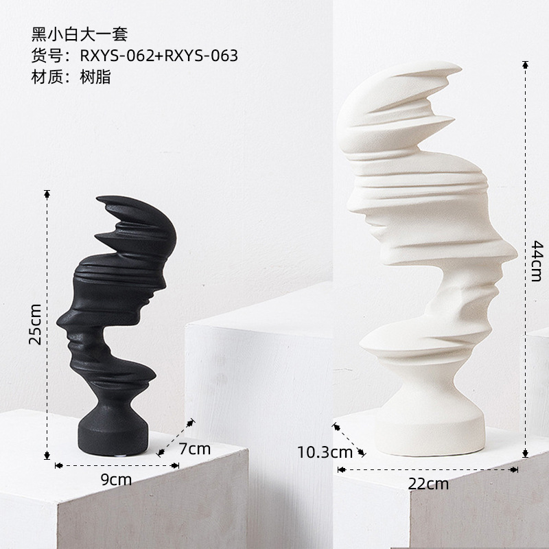 リビングルームの置物は軽くて豪華で高級な雰囲気のお酒棚の装飾品です。