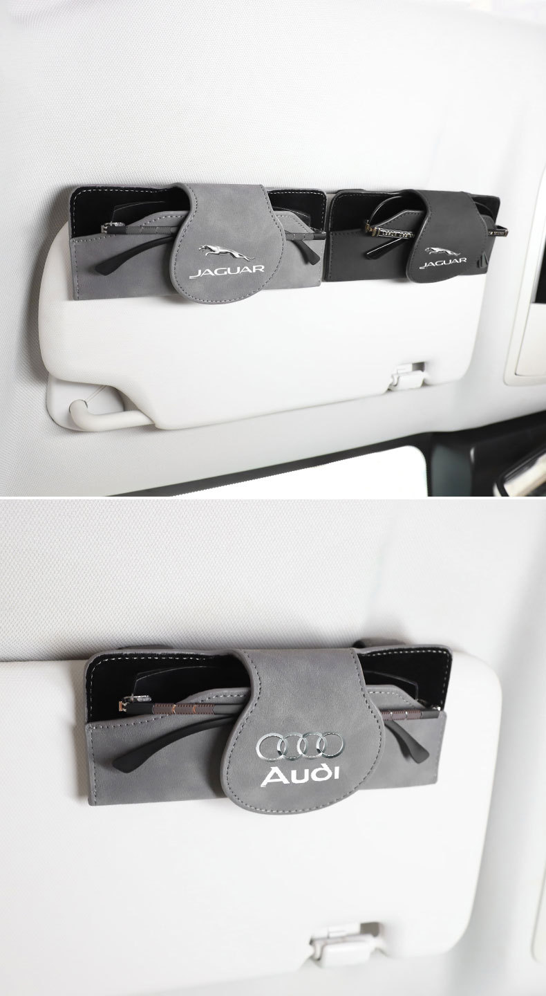 Car Glasses Box Sun Visor Sunglasses Clip Car Inner Driver Glasses Clip Sunglasses Car Storage Box Glasses Frame