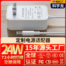 定制15v1a 12v2a 12v1.5a 24V1A白色电源适配器 中美日欧韩规电源