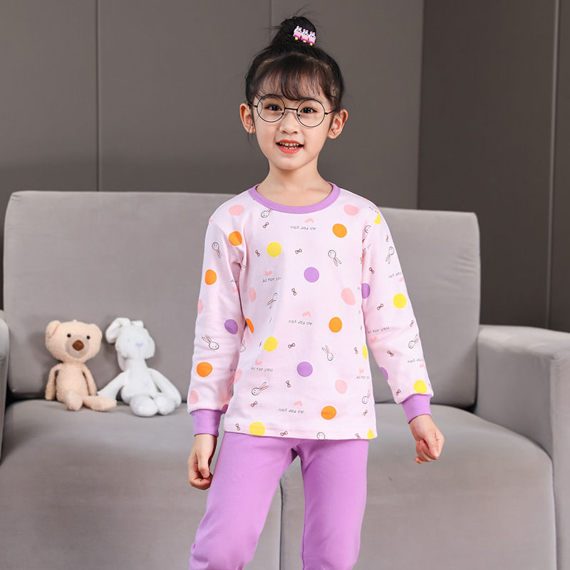 JSJ 보라색 도트 토끼