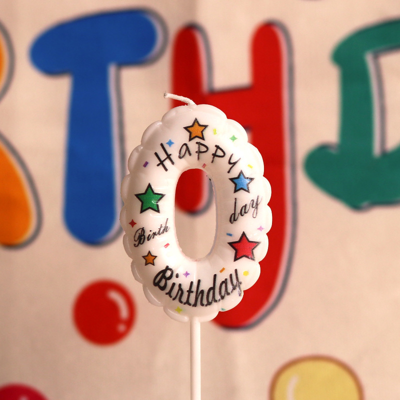 夏のグラデーションカラー虹色の誕生日キャンドル、アマゾンとAliExpress限定、クリエイティブな誕生日キャンドルの数字メーカー|undefined