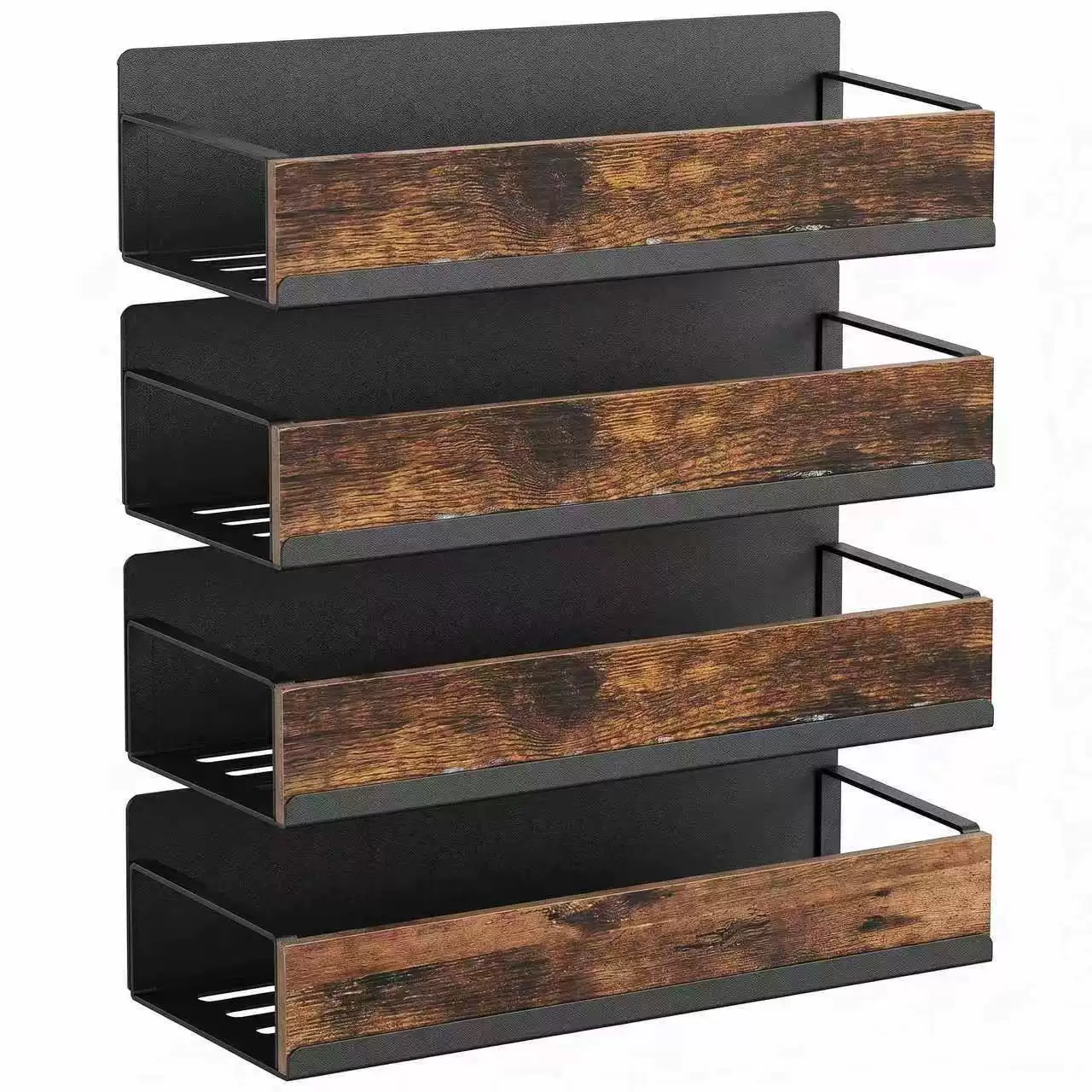 Spice Rack Magnetic Shelf Rack No-drill Kitchen from Yomiego