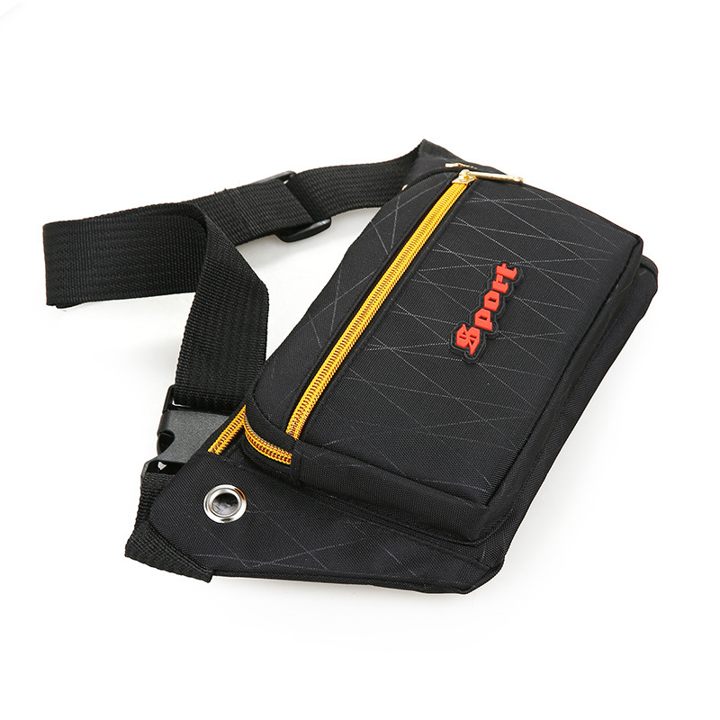 Cambio de suministro directo de fábrica BOLSA DE TELÉFONO MÓVIL bolsa de cintura para hombres y mujeres nueva bolsa de cintura ajustada bolsa de cintura de tela de tres tirones