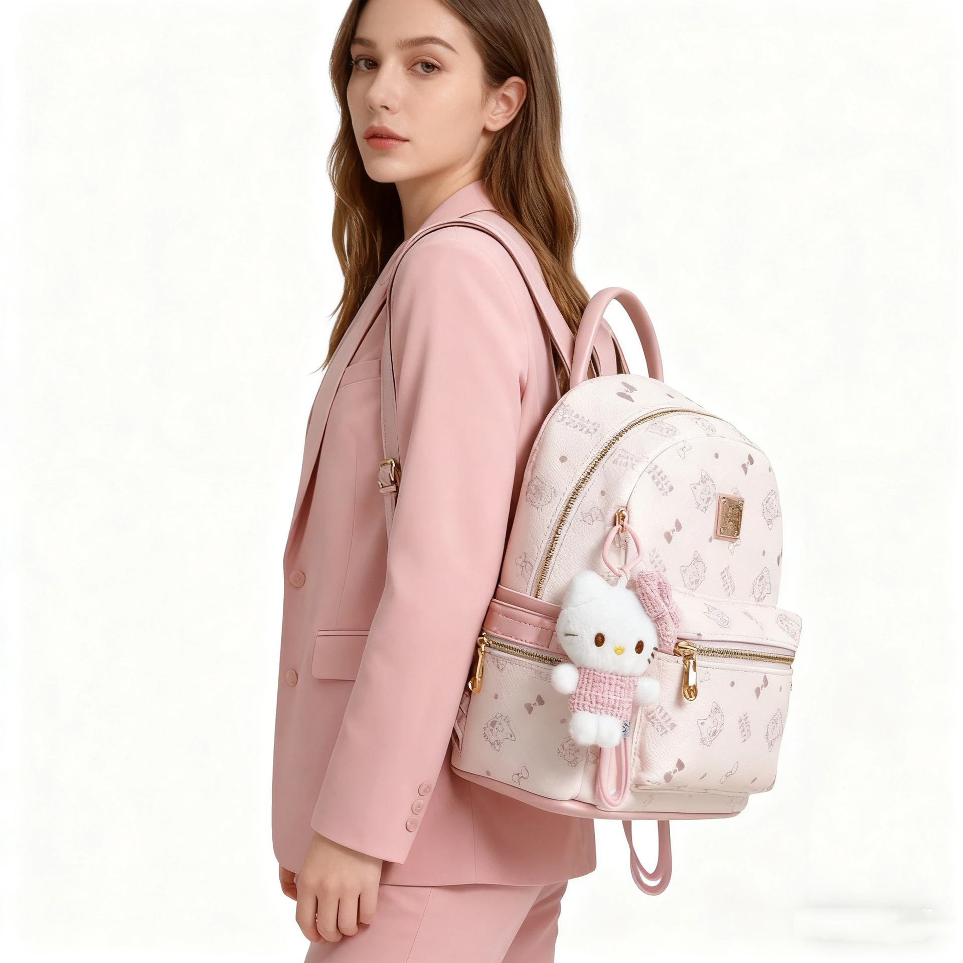 Commuter-Rucksack, trendiges All-in-One-Design, modisch, minimalistisch, Nischendesign, hochwertige Optik, School-Style-Schulrucksack, großes Fassungsvermögen