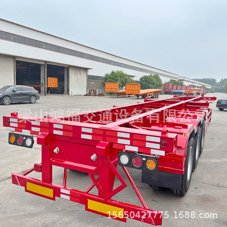 Skeleton semi-trailer for sale Dangerous goods skeleton truck…