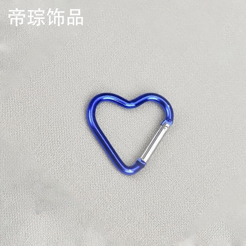 爱心登山扣背包外挂背包扣水壶扣心形桃心扣跨境外贸DIY饰品配件|undefined