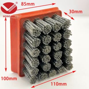 Antique Brush Wholesale Factory Direct Sales Hongfei High-Efficiency 25-Hole Antique Brush Silicon Carbide Rubber Antique Brush