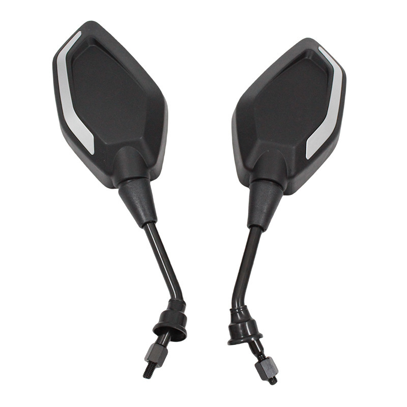 Universal Rearview Mirror Large Field of View Reversing Mirror Electric Vehicle Universal (Other Electric Vehicle Accessories) - 203-one-pair-2-pieces-left-positive-right-reverse-8mm-thread