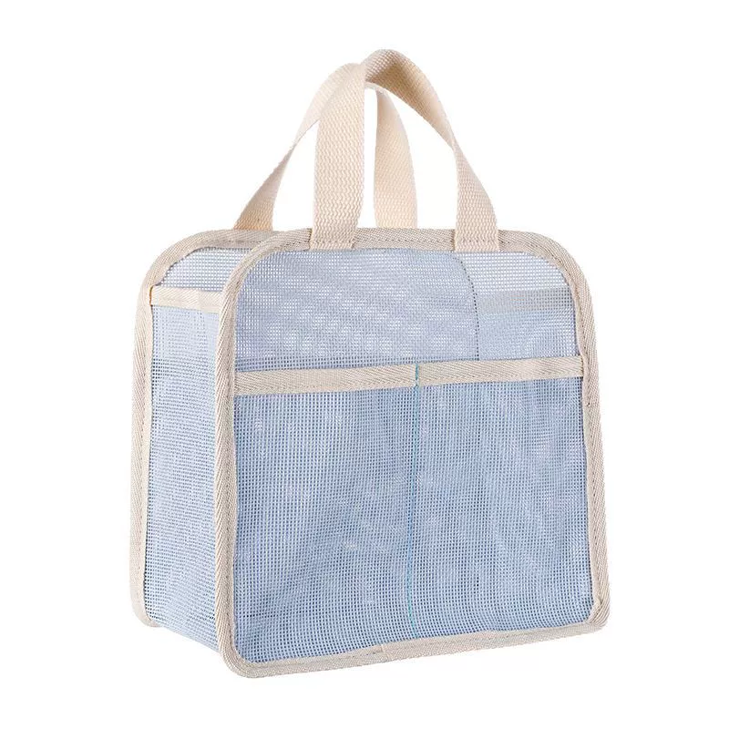 Korean woven handheld purse, storage bag for gym, cosmetic bag, shoulder bag