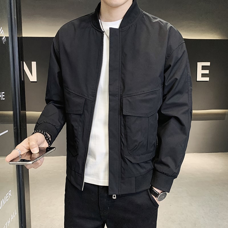 Nei Fréijoers- an Hierschtjacketten fir Männer, Casual Jacketten fir Männer, Trendy a villfälteg Aarbechtskleeder, Baseballkleeder, Hierschtkleeder fir Jugendlecher_voghion.com