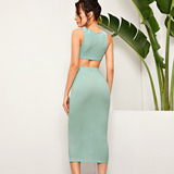 (Трансграничная торговля), весенний комплект, сексуальное платье, 2023, европейский стиль, Aliexpress, в обтяжку