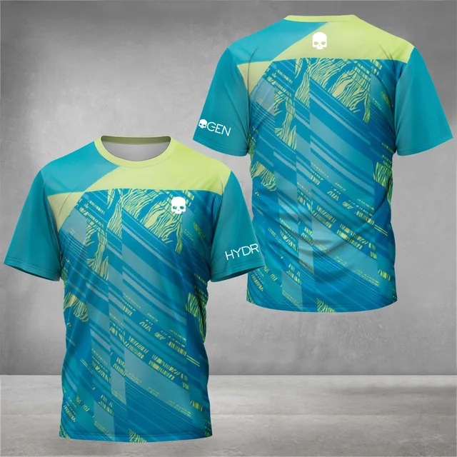 2025 venta caliente moda 3D impresión digital para hombres deportes deportes suelta transpirable manga corta cuello redondo camiseta en stock