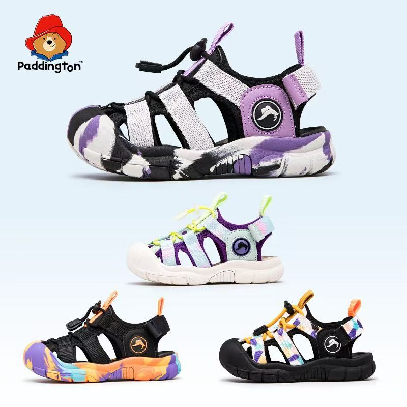 Paddington Bear Children's Sandals 2025 New Summer Boys Outdoor Wading Shoes Girls Sports Beach Tracing