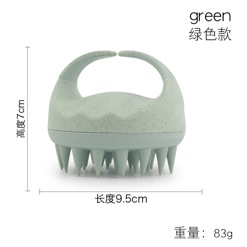 손으로 잡는 밀짚 샴푸 브러쉬 (친환경)