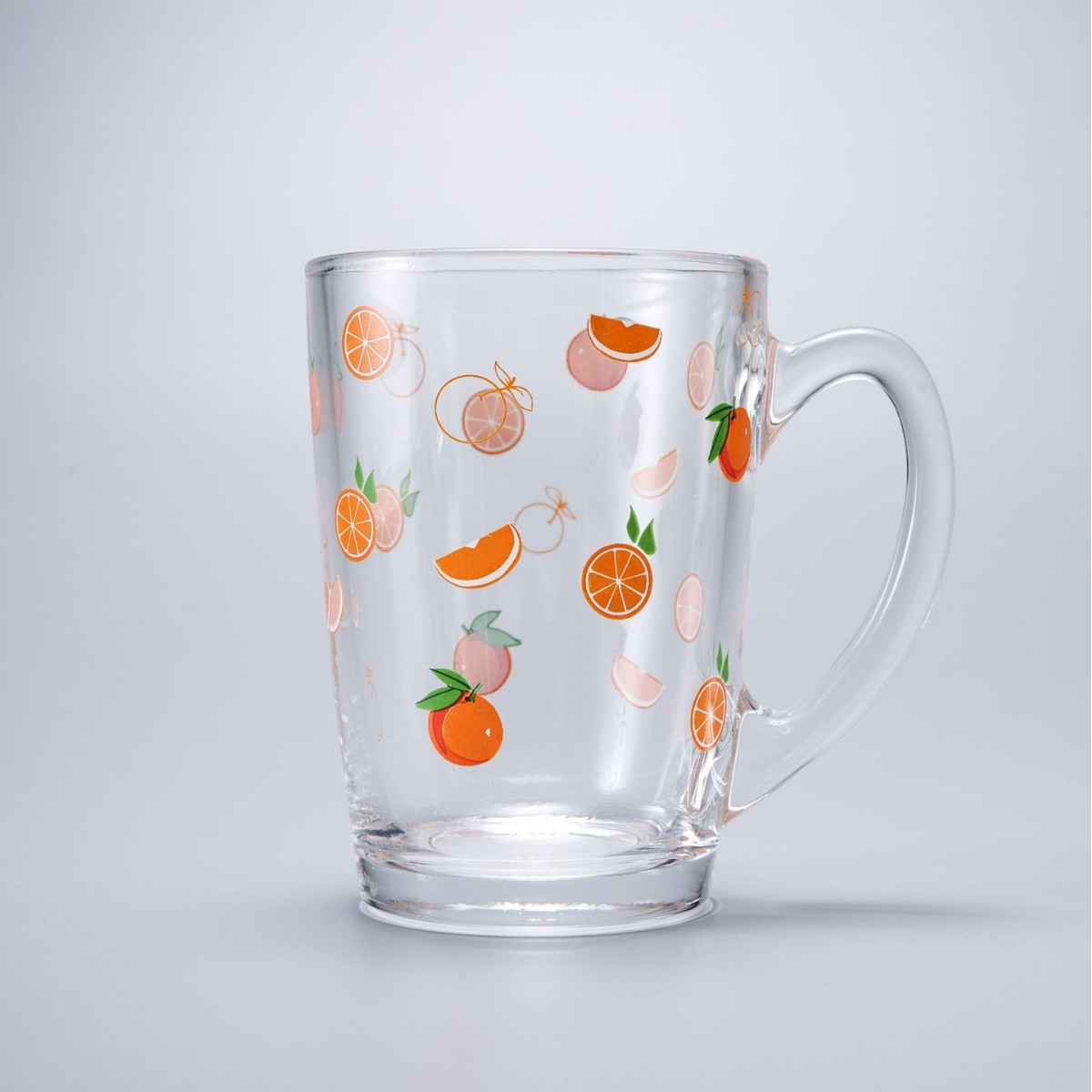 Taza de vidrio transparente taza de cerveza taza de jugo taza de desayuno de leche de oficina taza de té logotipo al por mayor