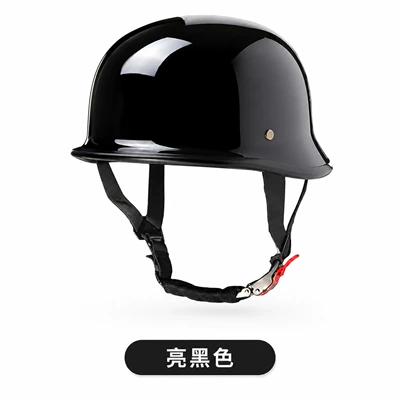 Motorcycle Helmet Bucket Helmet for | Motosiklet kaskı (dəbilqə) - bright-black-face-towel-m
