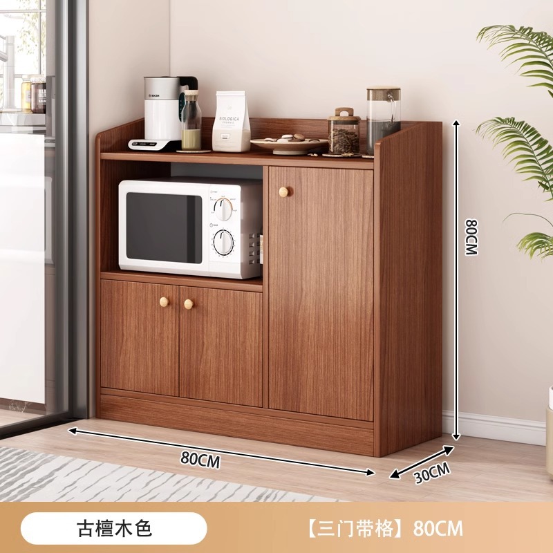 Gabinete de comedor junto a la pared Gabinete de cocina Gabinete de comidas casero Gabinete de almacenamiento Gabinete de salón Gabinete de té de madera maciza