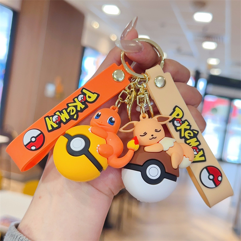 New Cartoon Pokémon Pikachu Silicone Keychain Key Pendant for Men and Women Key Chain Doll Gift New Cartoon Pokémon Pikachu Silicone Keychain Key Pendant for Men and Women Key Chain Doll Gift