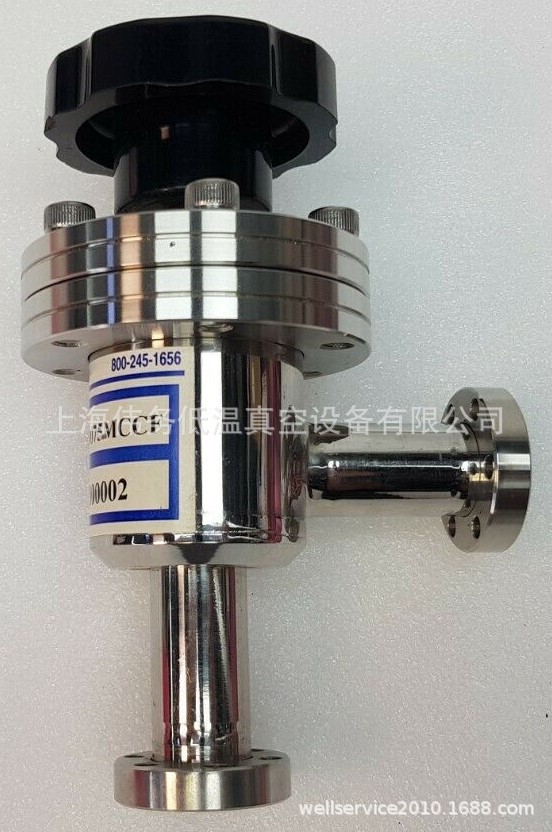 Kurt J-Lesker vacuum manual angle valve SA0075MCCF