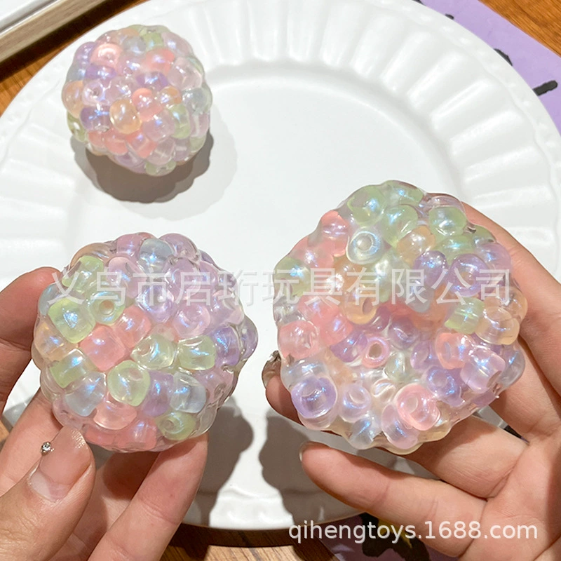 High quality slime, toy with beads, handmade, anti-stress