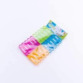 晾晒夹子弹簧晾袜子衣服防风夹子强力防风开口夹防滑多用处实用夹