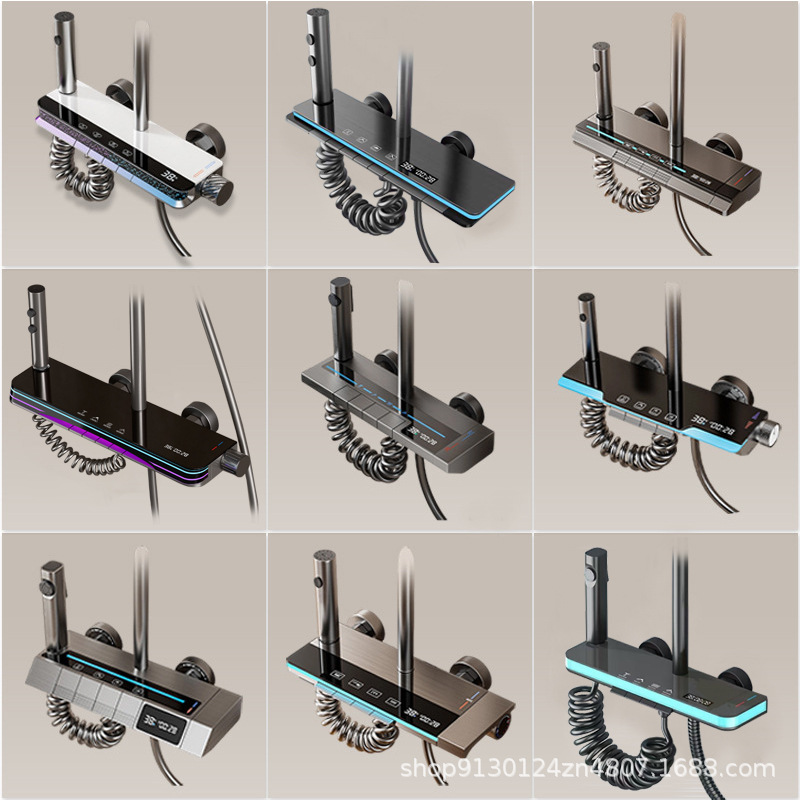 Juego de ducha de temperatura constante, un juego completo de baño para el hogar, baño inteligente, baño digital, un juego completo de comercio exterior al por mayor