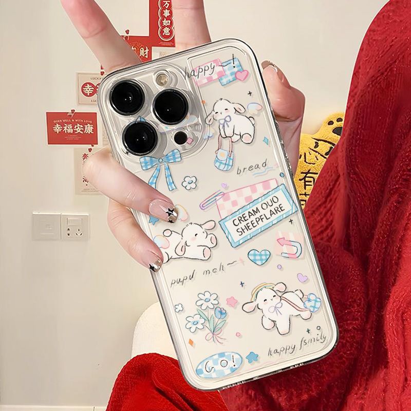 Cute Sheep Phone Case For Apple Iphone Models Protective Cover_voghion.com