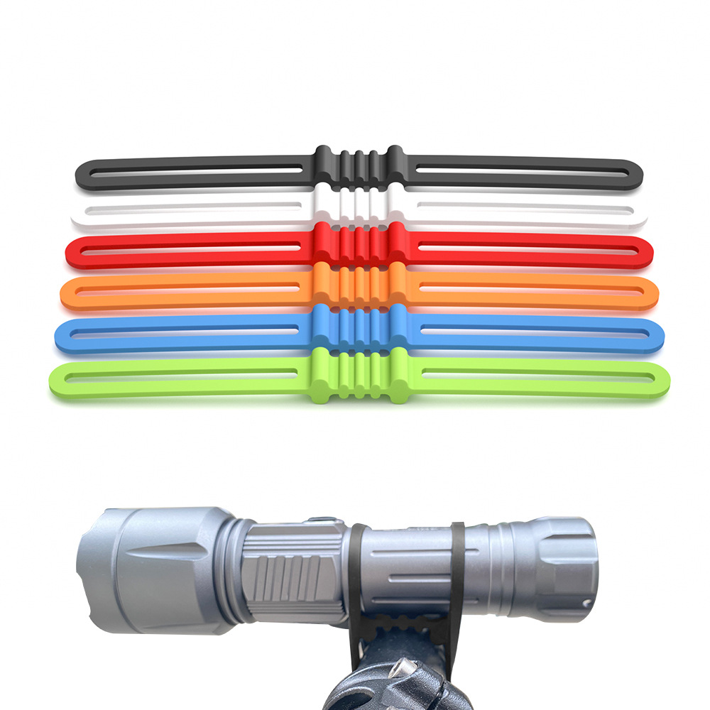 Bicycle accessories silicone strap mountain bike bike tie-down riding equipment parts bundle strap off-road rally rope