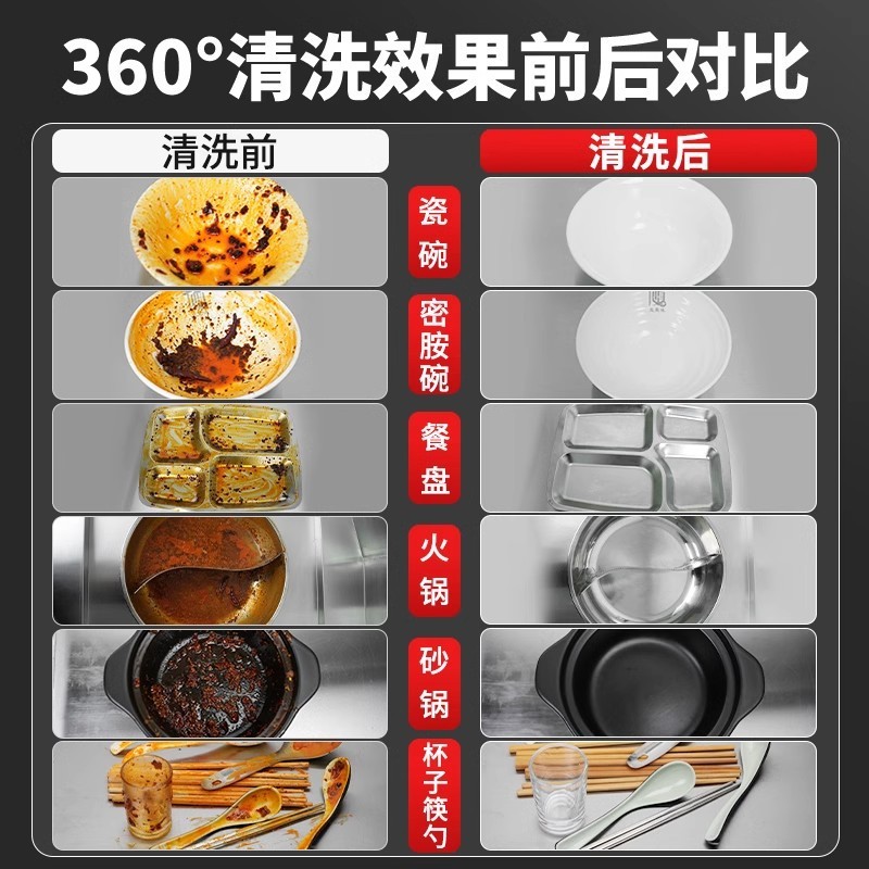 業務用全自動蓋式大型レストラン食器洗い機、ホテル食堂、ホテルケータリング鍋店食器洗い機|undefined