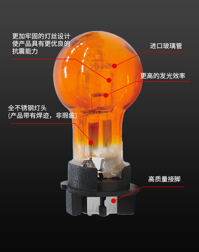 Directly supplied by the manufacturer: collection of car front headlights, high beam bulbs 12v55w24v100w, high-brightness car headlight bulbs