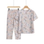 夏季外穿短袖棉绸开衫